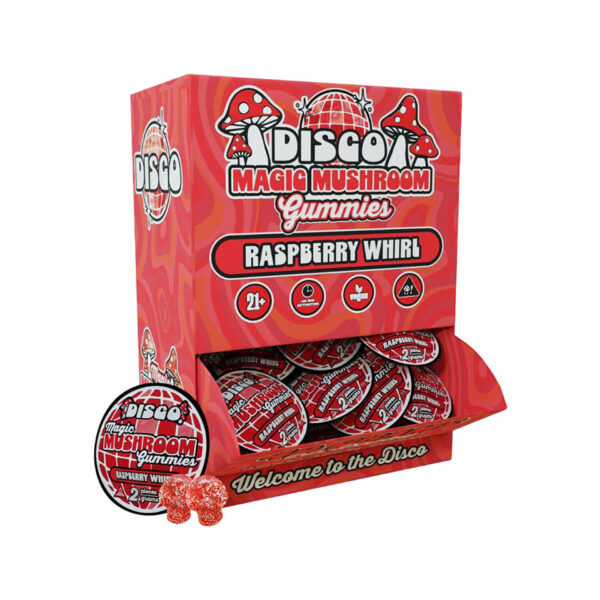 Disco gummies raspberry whirl for sale